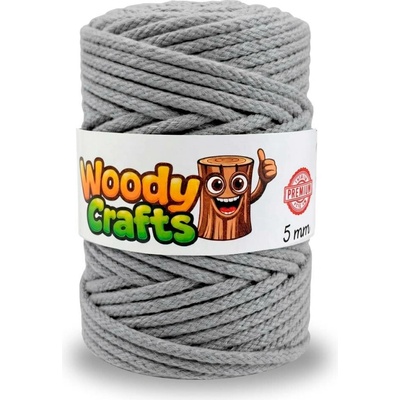 Woody Crafts Woody PREMIUM 5 mm (100m) - Šedá (Grey)