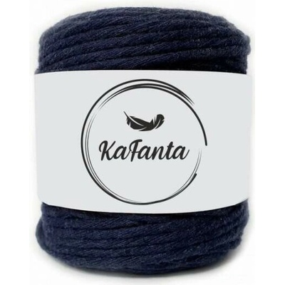Macrame priadza KaFanta 5mm/100m - tmavo modrá