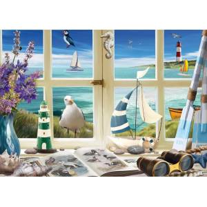 Schmidt Spiele - Puzzle Study by the Sea - 1 000 piese
