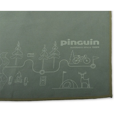 Pinguin Микро кърпа Pinguin Map 40 x 40 cm, сива (677188)