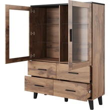 Cama Meble Lotta 2D4D dub wotan + matná černá
