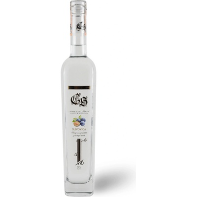 Chateau Selešťany Slivovica 52% 0,5 l (čistá fľaša)