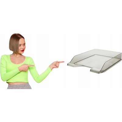 Donau plastový odkladač transparentní kouřový – Sleviste.cz