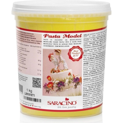 Saracino Modelovací hmota žlutá 1 kg