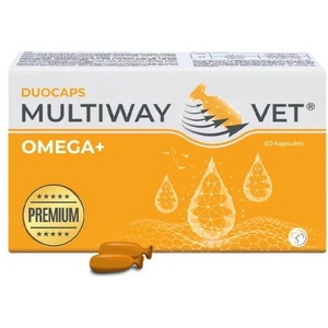 JM Sante Multiway vet® duocaps omega+ - капсули с отвиващ се капак за добавка на мастни киселини за кучета и котки, 60 капсули