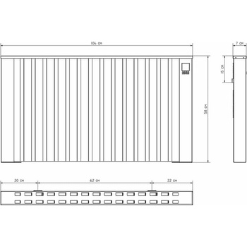 Image 1 of Tedan Акумулиращ радиатор Tedan Lamina 1900W (L1900L)