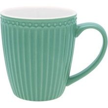 GreenGate Porcelánový hrnek Alice Dusty Green 300 ml