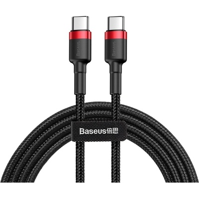 Baseus CATKLF-G91 Cafule Odolný nylonový USB-C PD / USB-C PD PD2.0 60W 20V 3A QC3.0, 1m