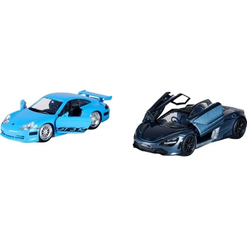 Jada Toys Метални колички Jada Toys Fast & Furious Legacy - Porsche 911 GT3 RS/McLaren 720S, 1: 32 (9334250314R00)