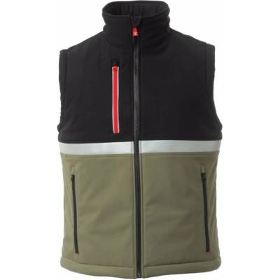 Payper Vesta WISE Pad softshell zimná vojenská zelená/čierna