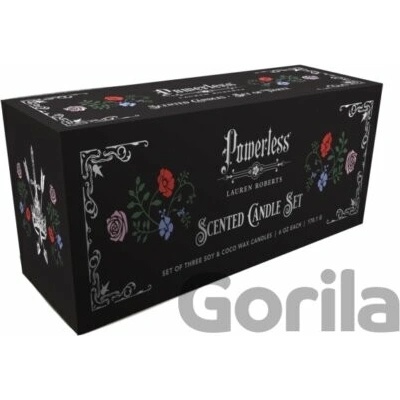 Lauren Roberts Powerless Trilogy Scented Glass Candle Set (Set of 3)