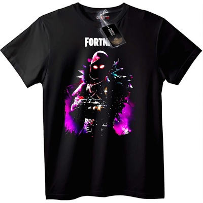 NOONEBRAND Тениска Fortnite Глитч Воин - S, Black