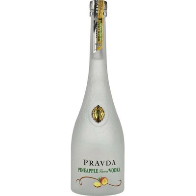 Vodka Pravda Pineapple 37,5% 0,05 l (holá láhev)