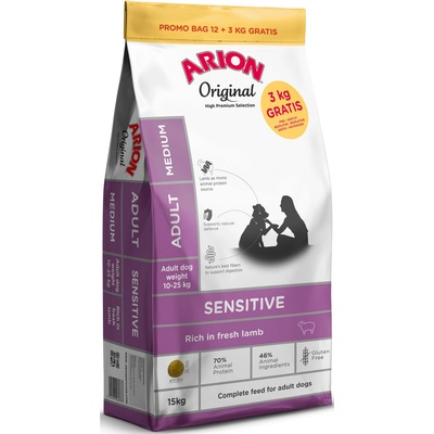 Arion Original Sensitive Medium Breed Jehněčí 15 kg