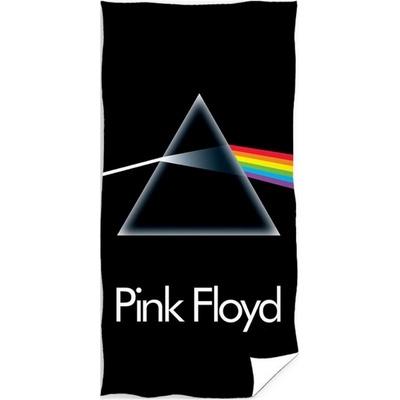Carbotex · Bavlnená osuška Pink Floyd - motív The Dark Side of the Moon - s gramážou 320 gr./m2 - 70 x 140 cm