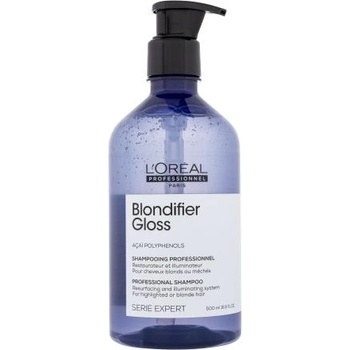 L'Oréal Blondifier Gloss Professional Shampoo 500 ml озаряващ шампоан за руса коса за жени