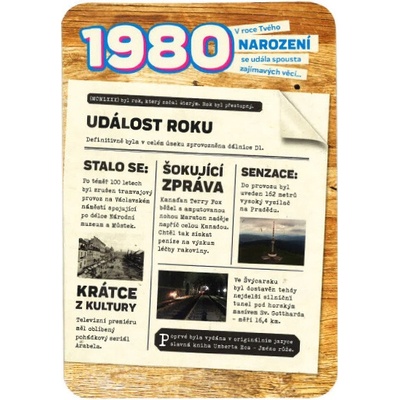 Blahoželanie 1980 - česky