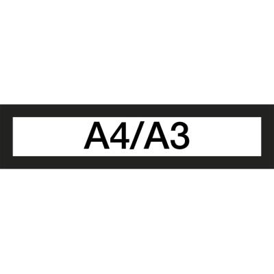 djois Magneto LEAN nadpis A4 A3 černý 10 ks