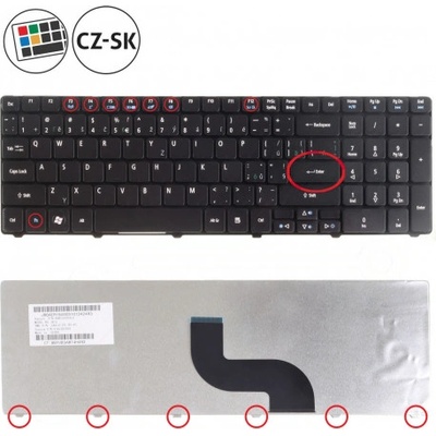 Acer Aspire 5738G klávesnice