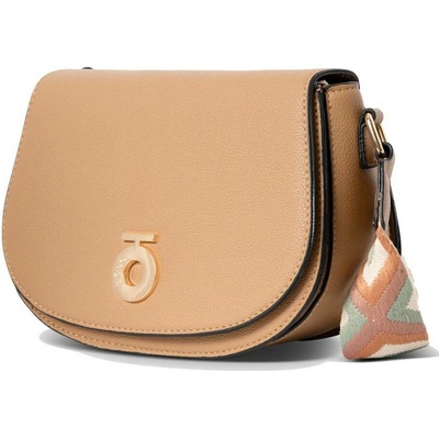 Nobo dámská koženková crossbody kabelka Hilaria béžová
