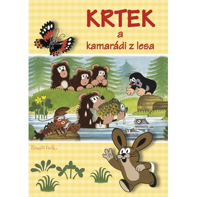 Krtek a kamarádi z lesa Omalovánky A4