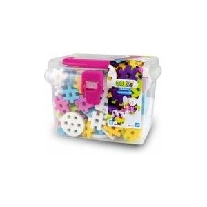 Meliconi Meli Basic Constructor Pink Travel Box 250 pieces 50080