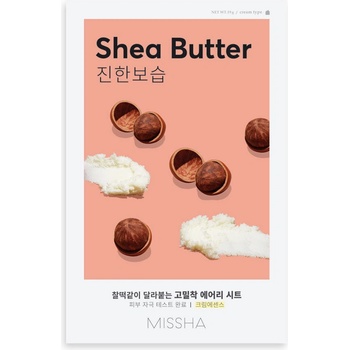 Missha Маска за лице с масло от ший /карите/ Missha Airy Fit Sheet Mask Shea Butter (MM454798)