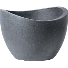 Scheurich Květináč 250 černý granit 30 cm