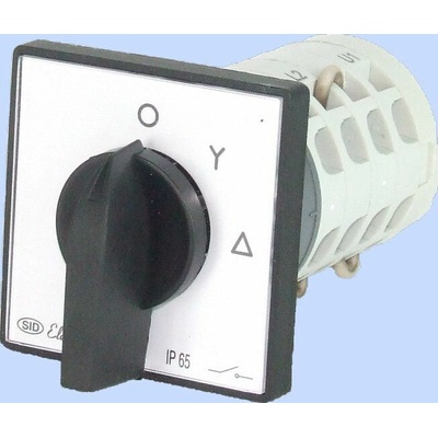 Elektromet Vačkový spínač 0-hvězda-trojúhelník 5P 16A IP65 Obloukový E16-22 951621