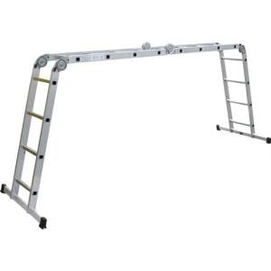 ZIEL Мултифункционална алуминиева стълба Ziel 4 × 4, 4, 75 м