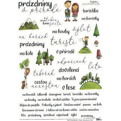 HuráPapír Samolepky A5 - Prázdniny v přírodě