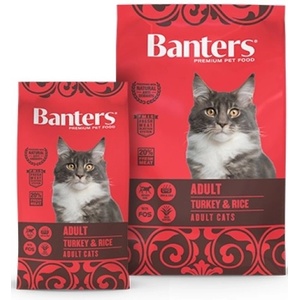 Visán BANTERS Cat Adult Turkey - Пуйка и ориз - храна за котки над 1 година 8 кг