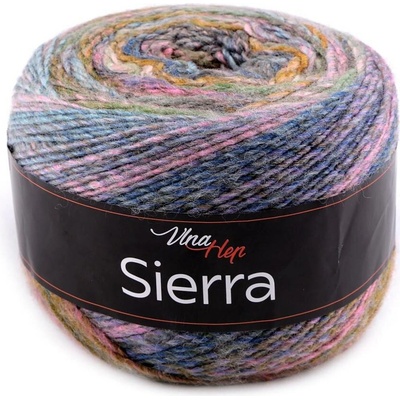 Pletací příze Sierra 150 g Varianta: 5 (7208) modrá světlá růžová, Balení: 1 ks 50242/123002/233610