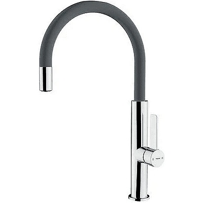 Strohm Teka Кухненски смесител, въртящ се чучур, каменносив FORMENTERA TOP FOT 995 (Б.7010.КС)