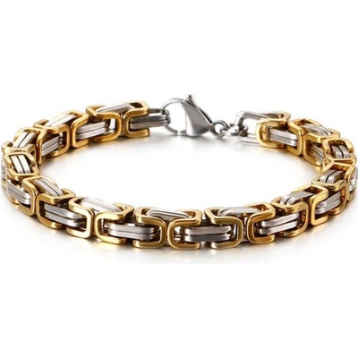 HARAHU Гривна al-38777 - Златна / Сребърна / 22см kp38777 (al-38777)