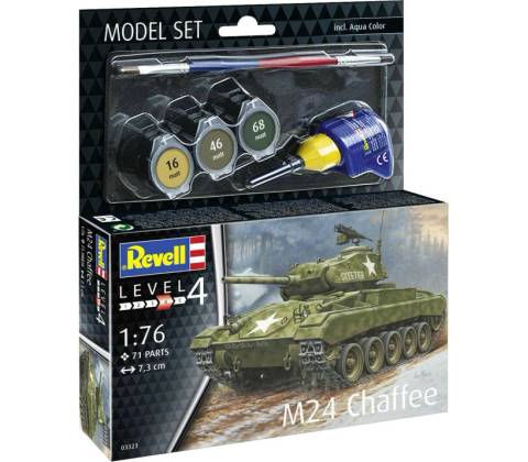 Revell M24 Chaffee Model Set 1:76
