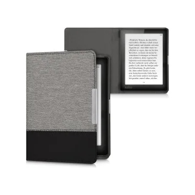 kwmobile Флип калъф за Kobo Aura Edition 1 - сив