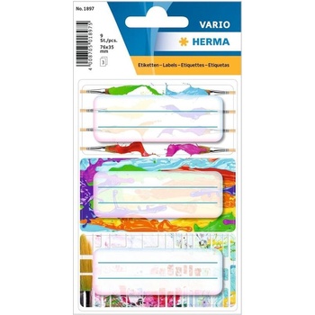 Herma Самозалепващи се етикети Цветове, ученически, 9 броя (1540100152)