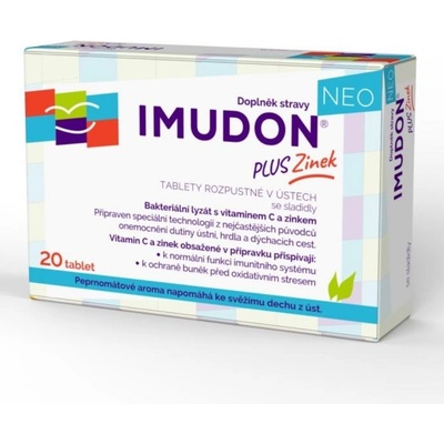 Bioveta Imudon Neo +Zinek 20 tablet
