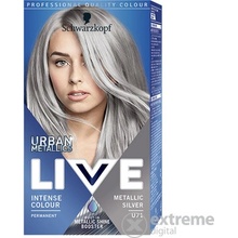 Schwarzkopf Live Urban Metallics U71 Metalická Strieborná