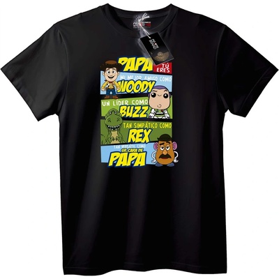 NOONEBRAND Тениска Герои на Tatko от Toy Story - XS, Black
