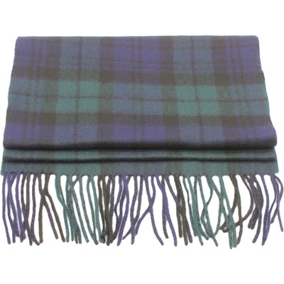 Duuree.cz kašmírová šála Tartan zelená