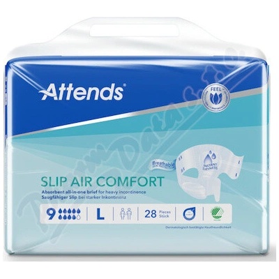 Attends Slip Air Comfort 9 L 28 ks