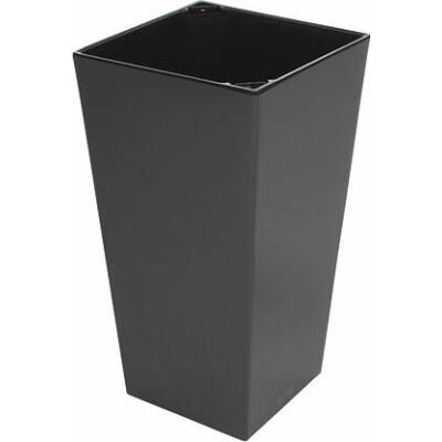 Plastkon Elise Mat dekoratívny kvetináč antracitová 20 cm - 20 cm