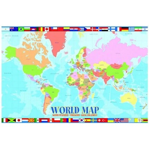 EUROGRAPHICS - Puzzle World map 100 XXL - 100 piese