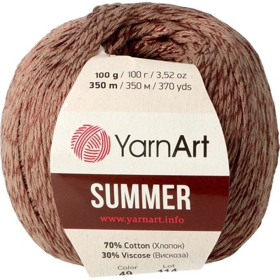 YarnArt Summer 49 hnedá