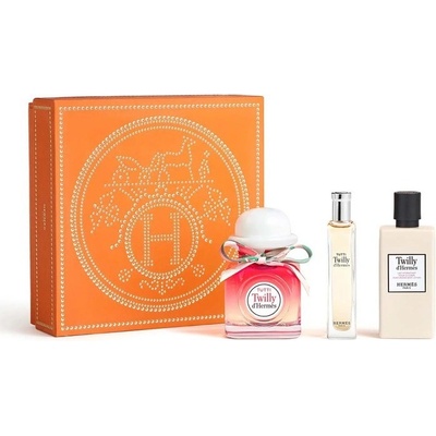 Hermes Tutti Twilly d´Hermes Dárková sada dámská parfémovaná voda 85 ml, miniaturka dámská parfémovaná voda 15 ml a tělové mléko 80 ml