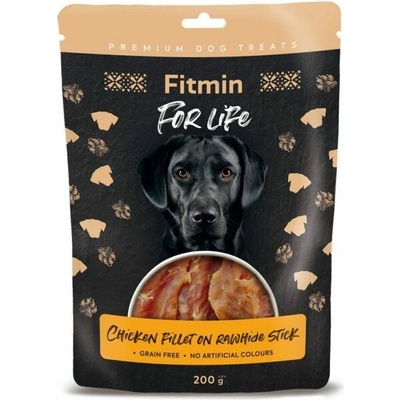 Fitmin For Life Treat Chicken Fillet on Rawhide Stick 200 g