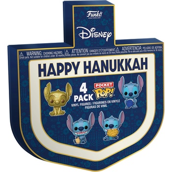 Funko Комплект фигури Funko Pocket POP! Disney: Lilo & Stitch - Happy Hanukkah (FK79952)
