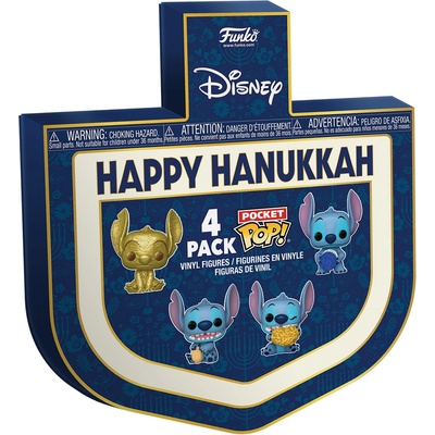 Funko Комплект фигури Funko Pocket POP! Disney: Lilo & Stitch - Happy Hanukkah (FK79952)